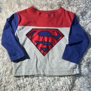 SUPERMAN LONGSLEEVE TOP
